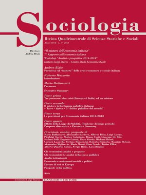 cover image of Sociologia n. 3/2013